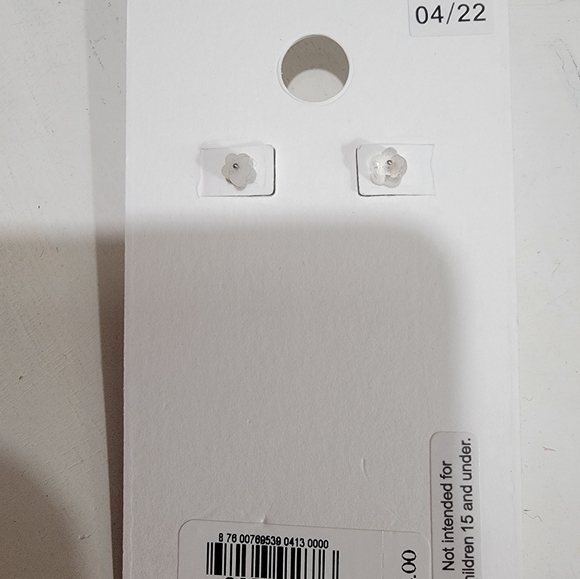 NWT EXPRESS Cubic Zirconia Earrings - Picture 3 of 3